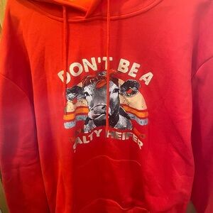 Red Graphic Hoodie